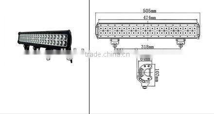 Double row 4inch 18w 4X4 offroad led light bar