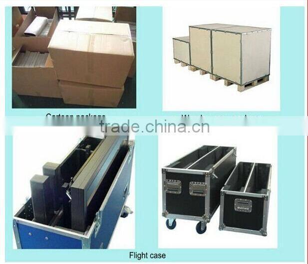 Indoor rental die-casting aluminium led display P6 indoor aluminum cabinet LED rental display