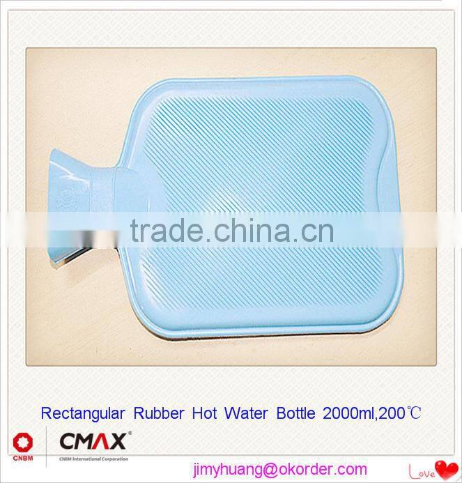 Hot Water Bottle Animal Plush Cover 2000ml Natural Rubber Medical Houseware /JH