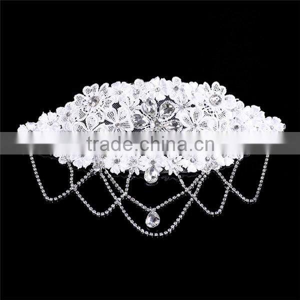 MYLOVE women accessory statement hair jewelry lace handmade MLF117