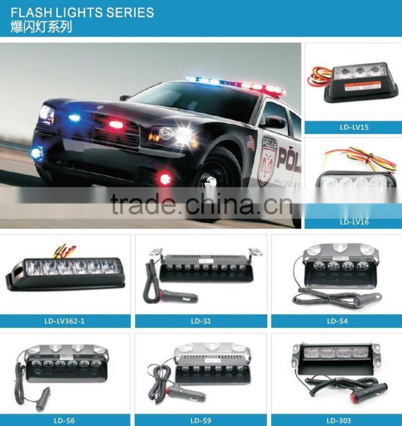 4*4LED daytime running flash light Firemen Police Truck Flash Light Wireless remote control car net warning emergency light