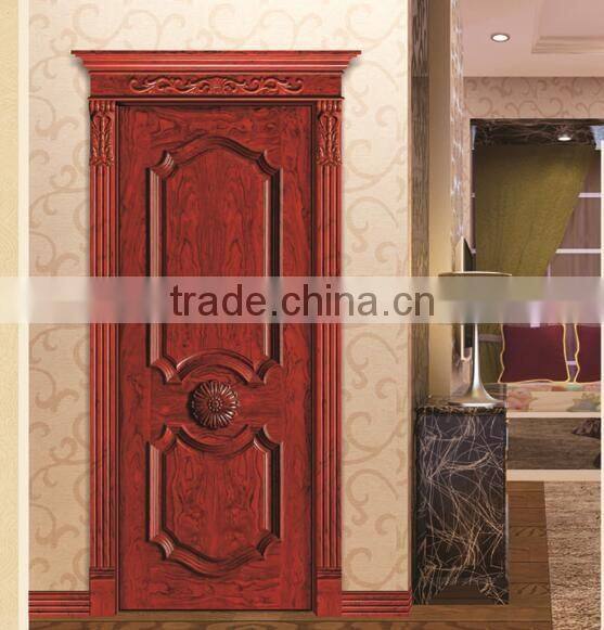 Latest Wooden Single Door Designs Flower Hotel Wood Room Door Design