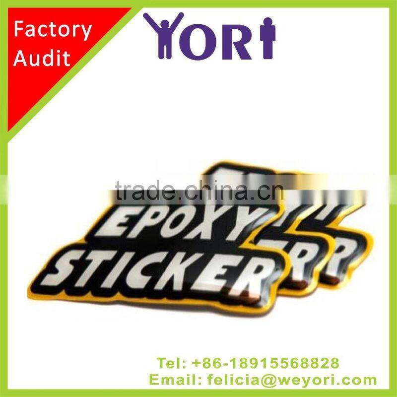YORI adhesive printed puffy sticker
