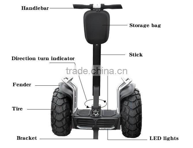 China Best citycoco 19inch 2000w fastwheel electric scooter in stock
