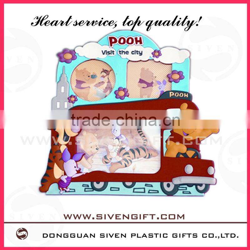 fashion funny pretty girl 3d photo frame