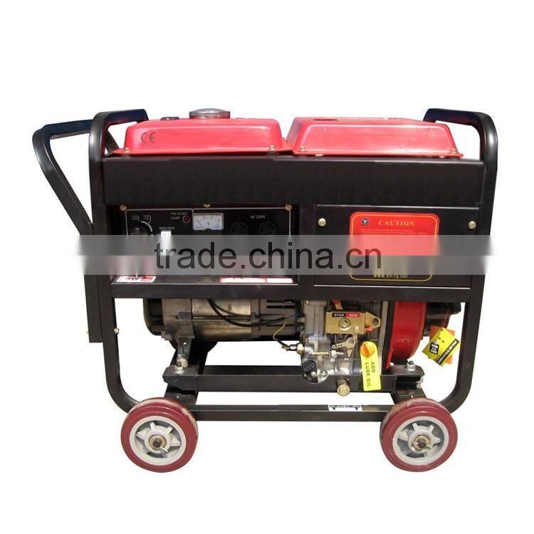 6kva protable CE certification saving fuel welding generator diesel
