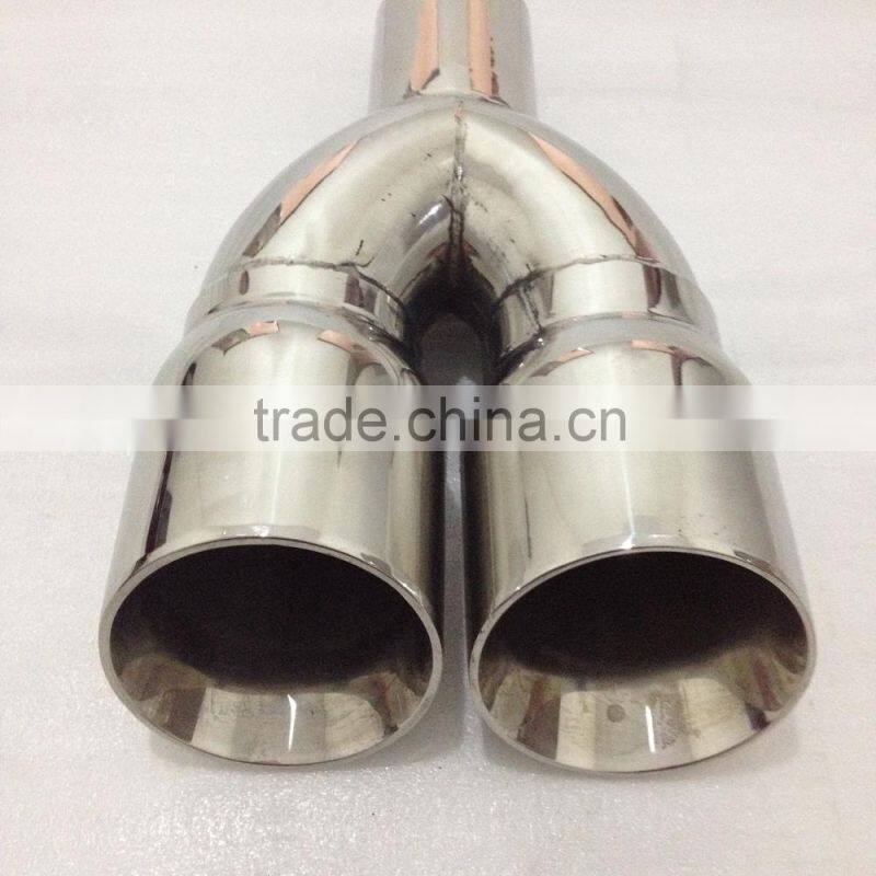 Chinese Wholesale High Quality Double Outlets Exhaust Tips