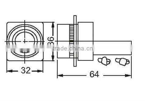 flat momentary electrical push button switch KB3-2511