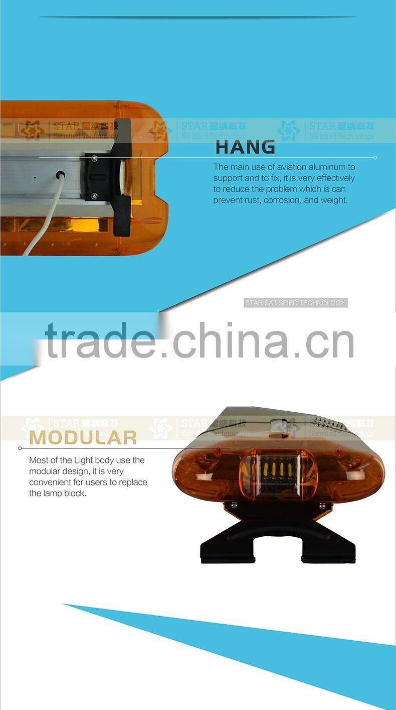 led traffic warning lightbar/emergency led halogen rotating lightbar