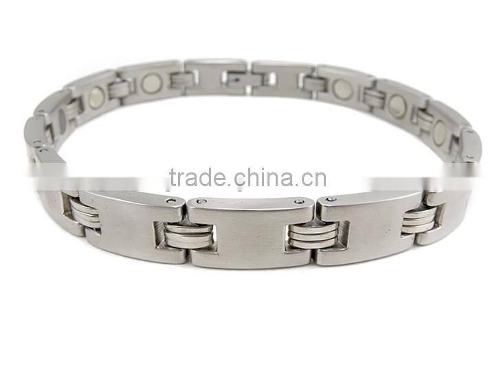2016 Hot sale Anti-radiation Magnetic 361L Stainless Steel Bracelet for Men