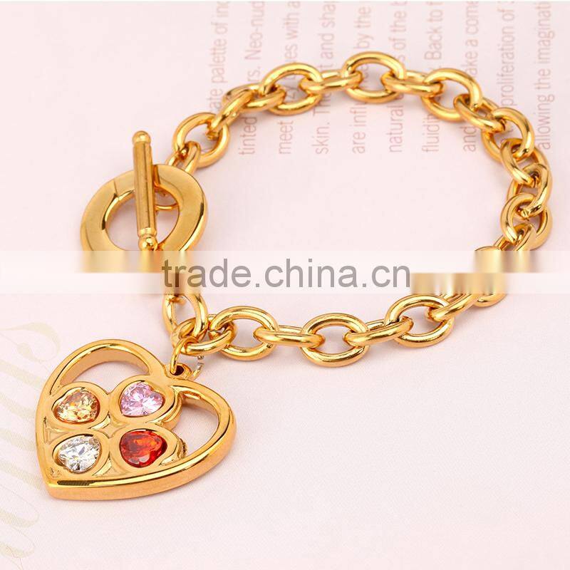 Wholesale Heart Set jewellary with Zircons