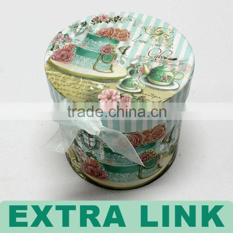 special newest design superior quality Popular PVC matt printing gift use round box with lids