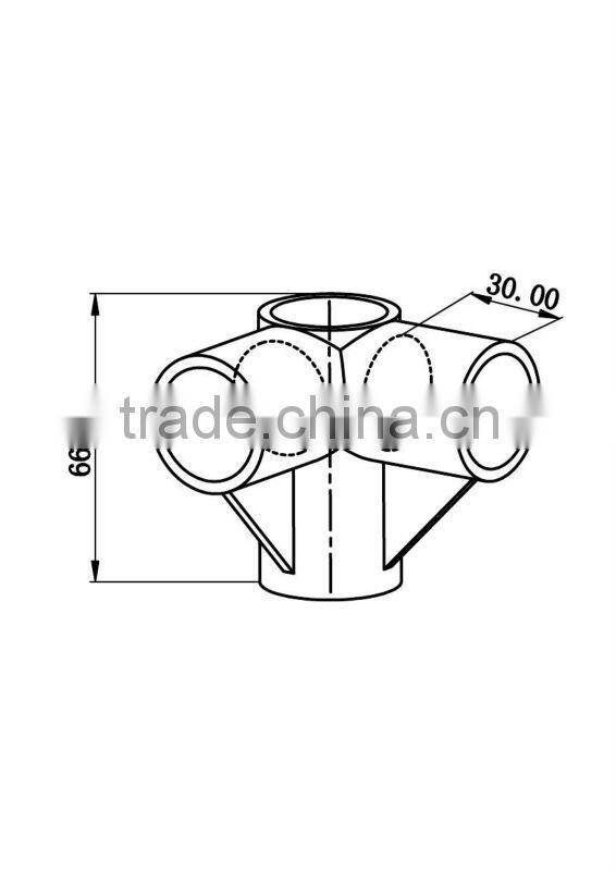 JY-A005|Plastic connectors for flexible pipe|Durable plastic joint for storage|Industrial plastic connector