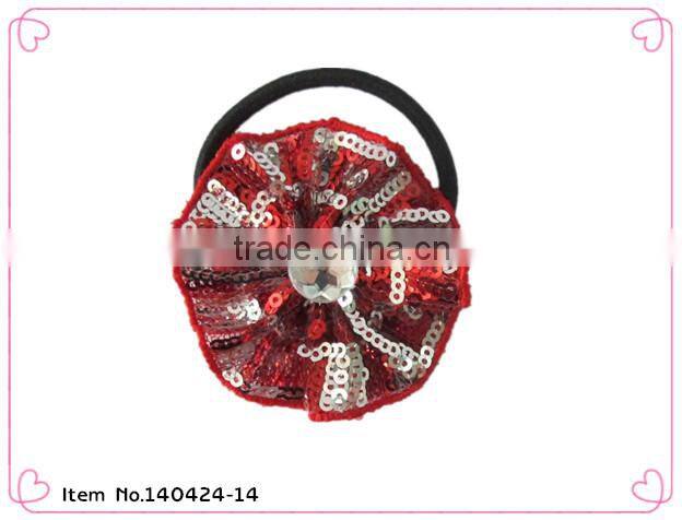 Glitter elastic hair bands made in China