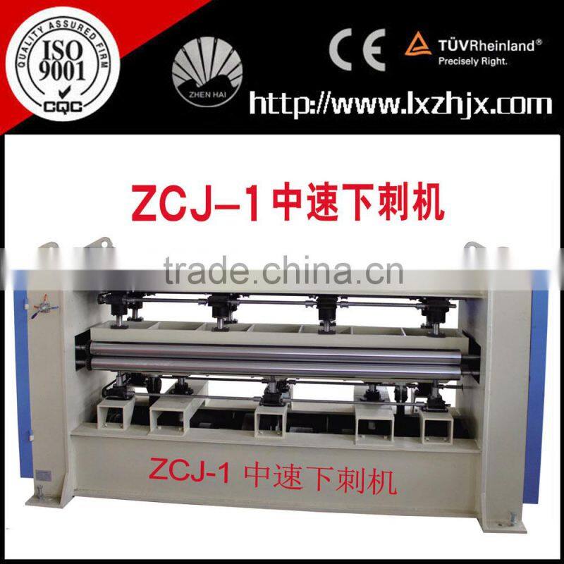 Nonwoven needle punching felt making machine