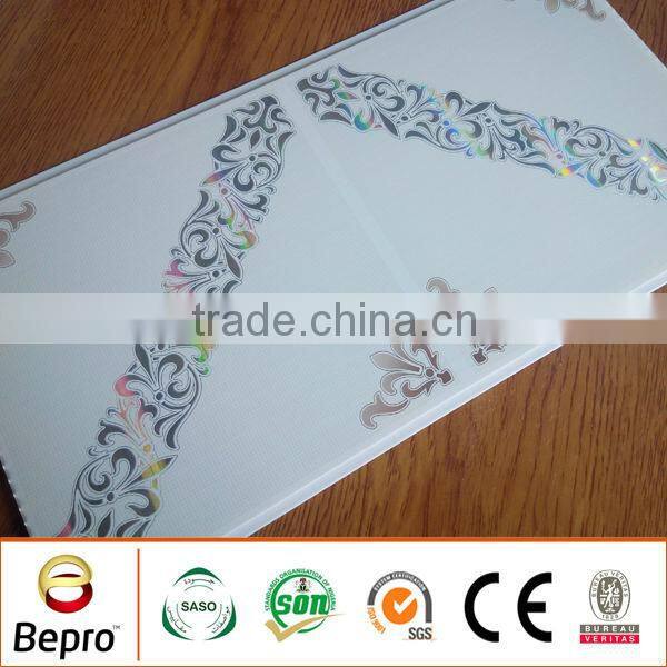 hot transfer stamping PVC ceiling panel 250mmx3900mm x7mm/8mm