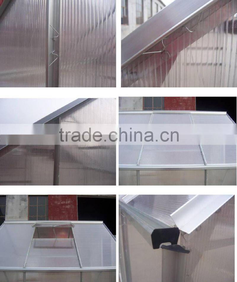 Colourful double sliding door Greenhouse for flower