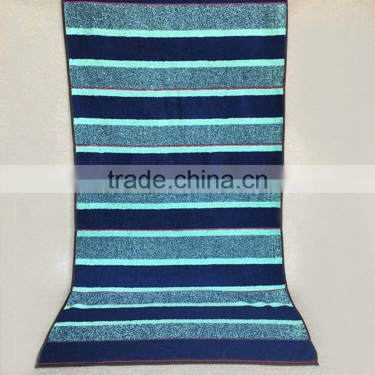 Towel for bathroom, 100% cotton striped bath/face towel, stripped towel set