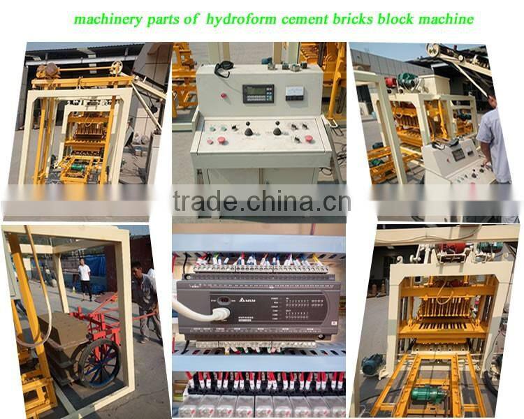 building hydroform cement bricks block machine prices