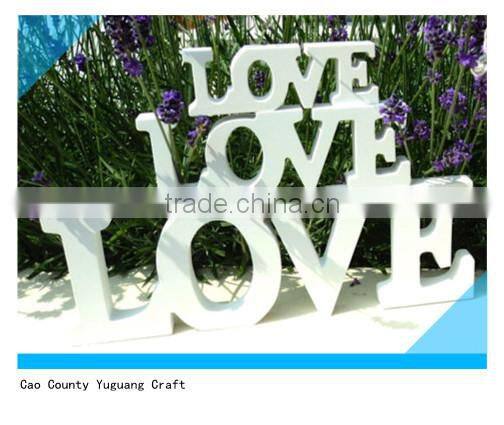 2015 hot sale top grade handmade finished wooden letters