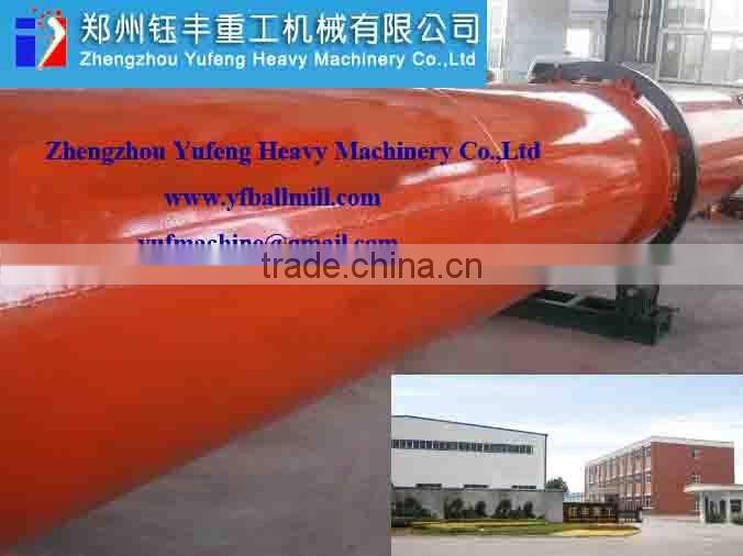 Wood Sawdust Rotary Drum Dryer with High Efficiency (rotary dryer)--Zhengzhou Yufeng Brand