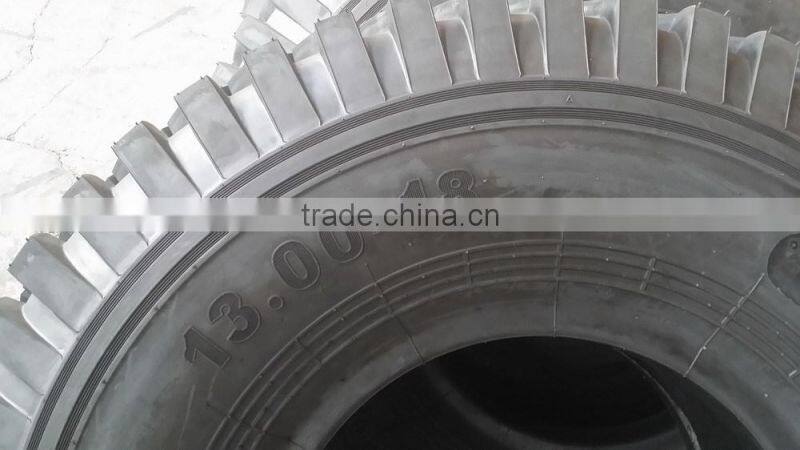 High quality 340-457/13.00-18 pneumatic tubeless bias military truck tyre for Armored Personnel Carrier BTR-80