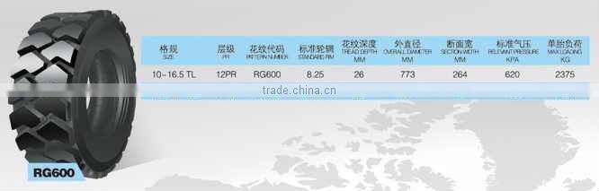 high quality Backhoe Skid steer tyre