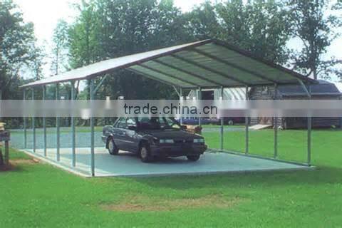 new-style metal car shelters