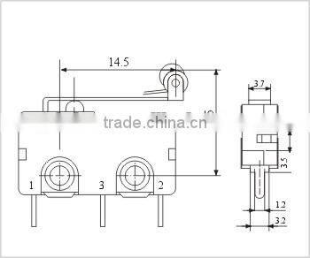 Micro switch t105 KW4-Z5P