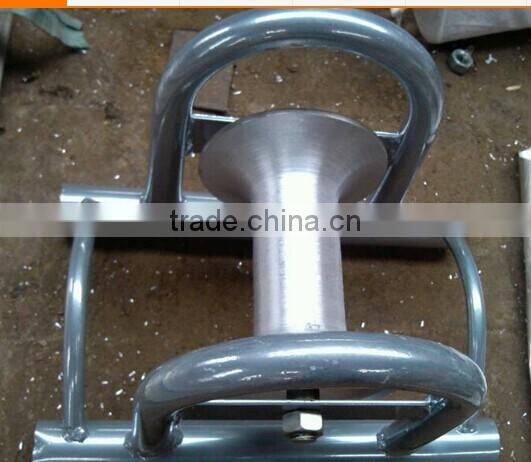 Wire cable roller on ground/Cable pulley with bracket