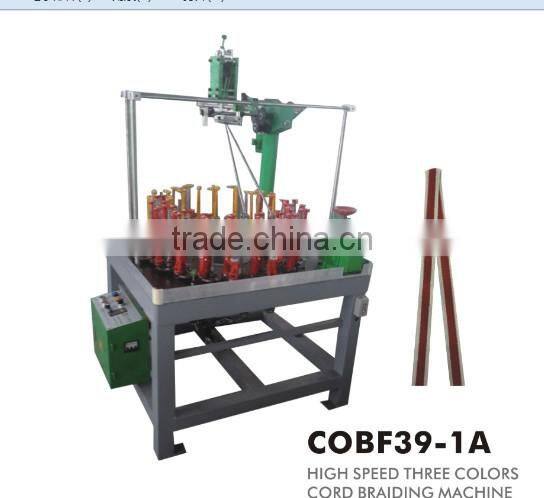 COBF39-1A HIGH SPEED THREE COLORS CORD BRAIDING MACHINES