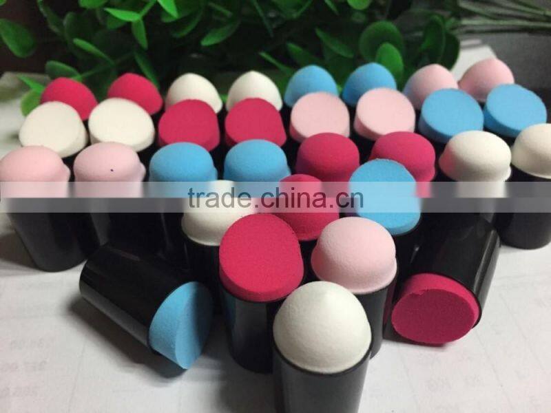 sponge makeup dauber/ sponge Dauber by finger for cosmetic tool/finger cosmetic sponge