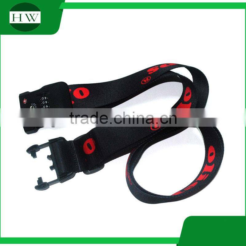 lock TSA luggage belt nylon Suitcase luggage belt nylon password lock luggage belt PP/nylon/polyester strap