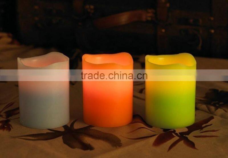 LED flameless candle for Christmas decoration Christmas candle led christmas wax candle