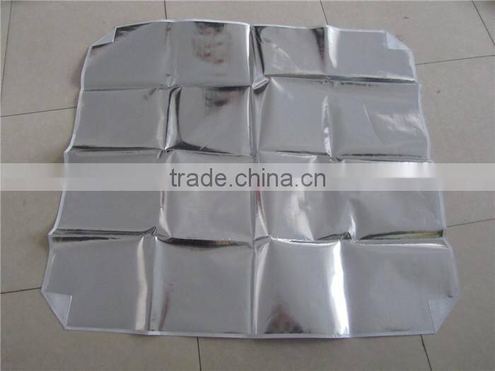 Matelized film +PE for laminating, foil coated tarpaulin