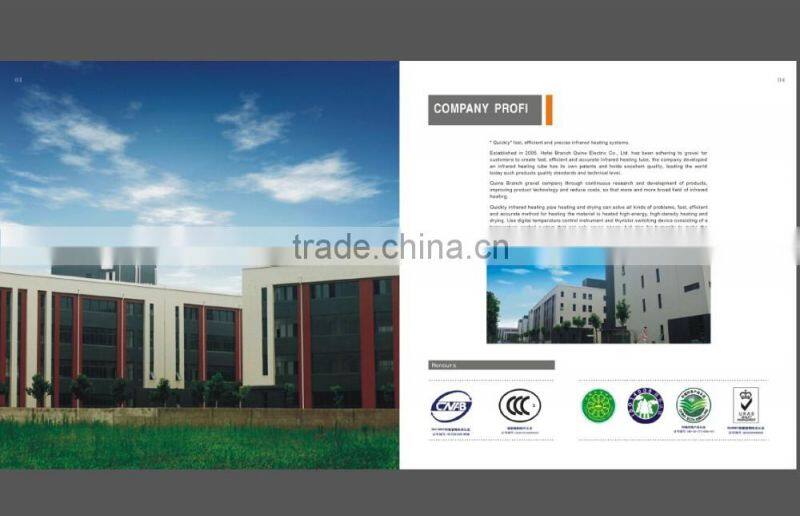 IR drying lamp served for Areospace market