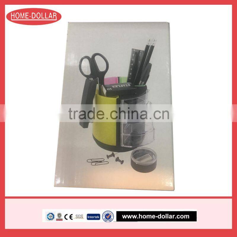 Fashion design office desk set stationery set