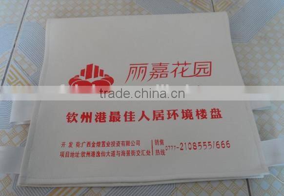Custom pp non woven air plane pillowcase