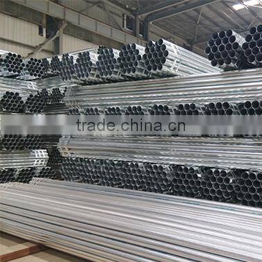 welded steel cold rolled round pre galvanized pipe 140mm