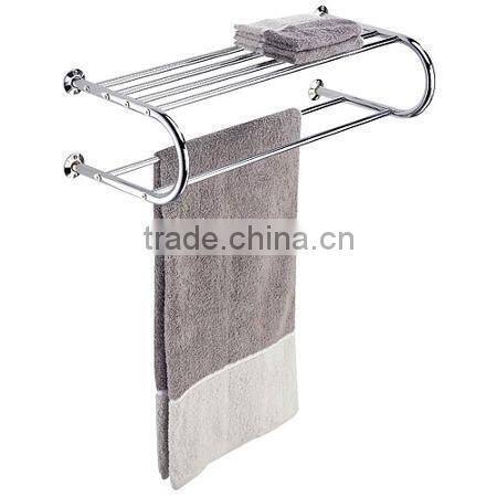 Removable stainless steel toilet towel rack with wheel
