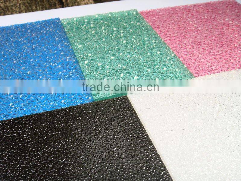 2mm Guangzhou BEGREEN Texture polycarbonate sheets