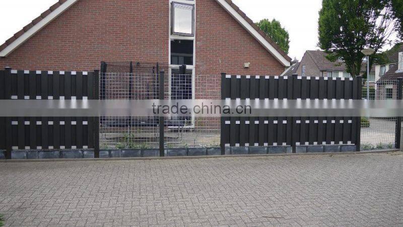 Modern anti corrosive wpc plastic composite fence / railing