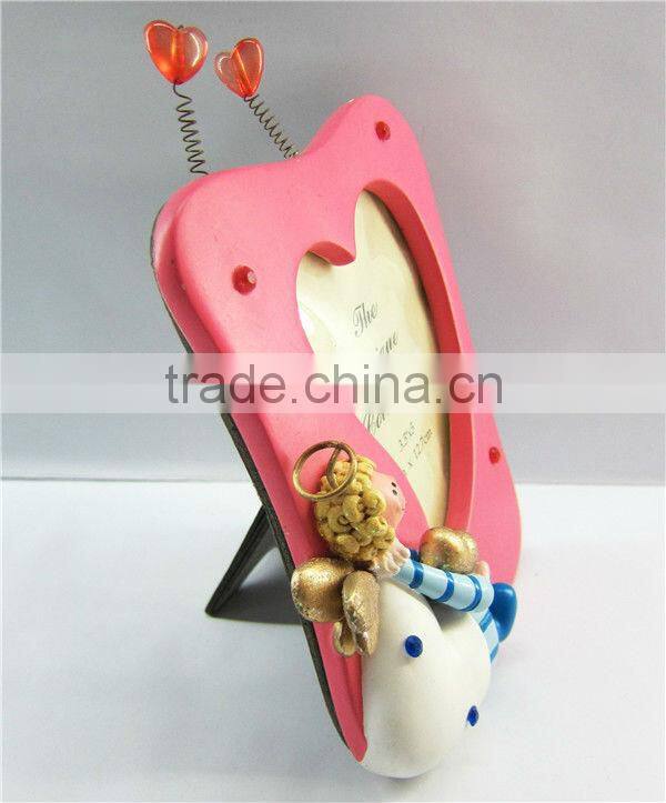 Heart shaped photo frames, resin frame