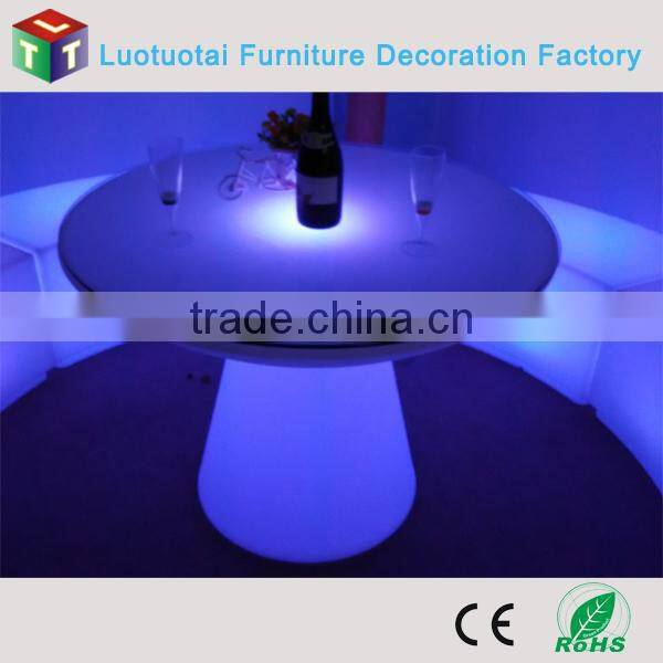 16 color change illumianted lighted up led tea/coffee/cocktail bar table