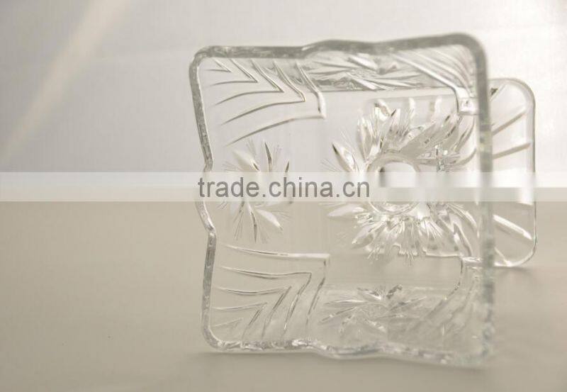 SGS inspection Anhui factory glassware Wholesale decoration fruit plate
