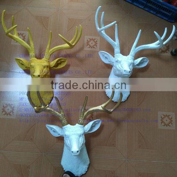 interior home decoration resin deer head