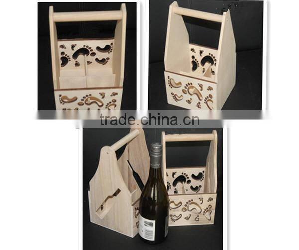 Unique natural lightweight removable wooden wine rack wholesale