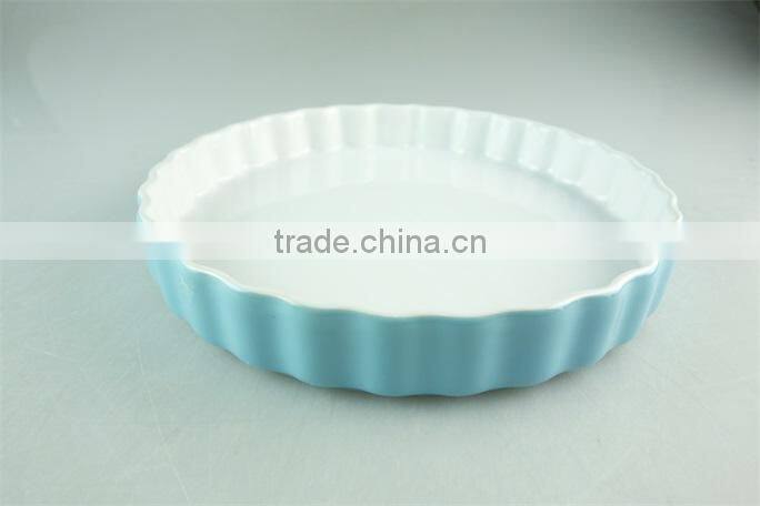 stock cheap brown-glazed ceramic dish with leaf-shaped