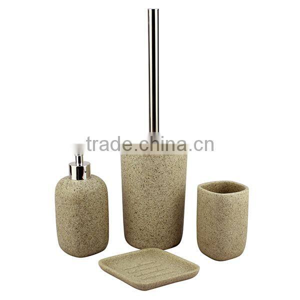 Funny cheap Hot sale high quality sandstone bathroom accessory sets