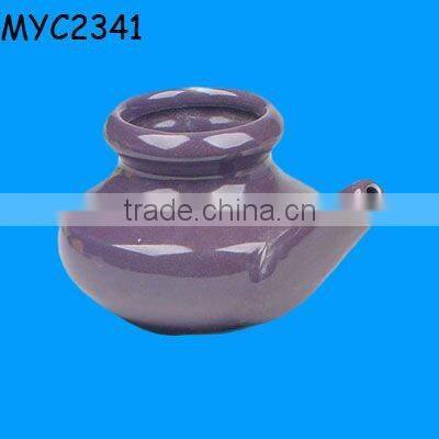 Retro style pottery salt pipe inhaler